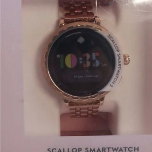 Kate Spade Rose Gold Scalloped Smart Watch